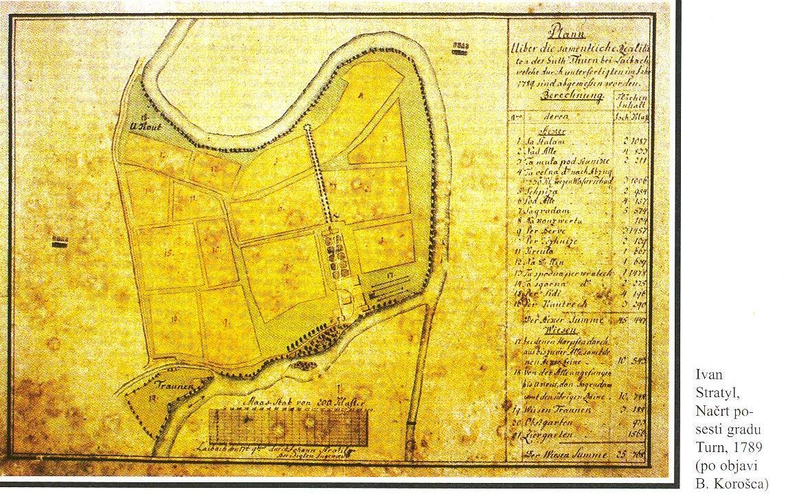 Detailierte alte Karte von Stuttgart, Deutschland, mit Straßen, Gebäuden und Sehenswürdigkeiten mit beschreibendem Text.