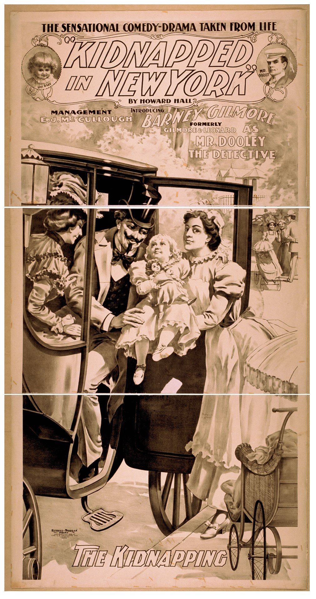 Ein Plakat für den Film "Entführt in New York", das eine Gruppe besorgter Menschen in einem Fahrzeug zeigt, mit dem Titel über der Spitze und einem ernsten, ged├Ąmpften Farbschema.